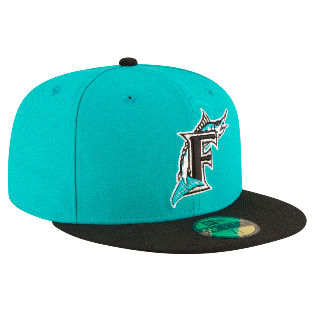 New Era 59FIFTY Florida Marlins World Class Fitted Hat in Beige | Size 7 5/8 | 60355958
