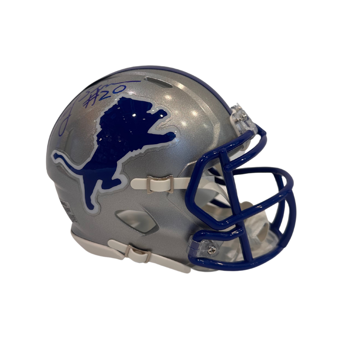 mini detroit lions helmet