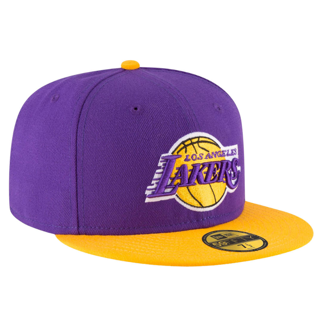 Los Angeles Lakers Fitted New Era 59Fifty Describe Purple Cap Hat