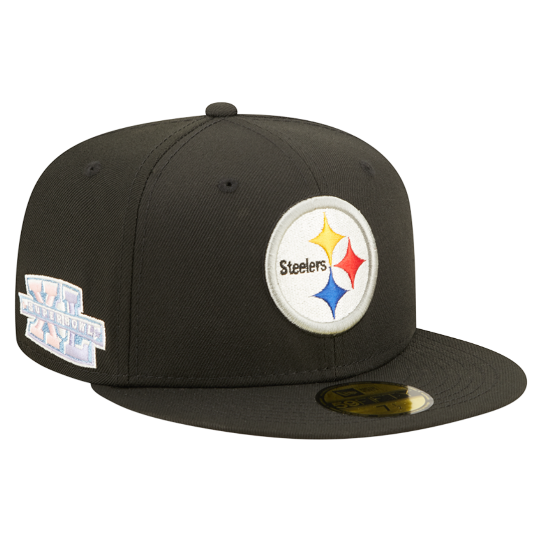 Pittsburgh Steelers Super Bowl XL Pink Pop Sweat 59FIFTY Fitted