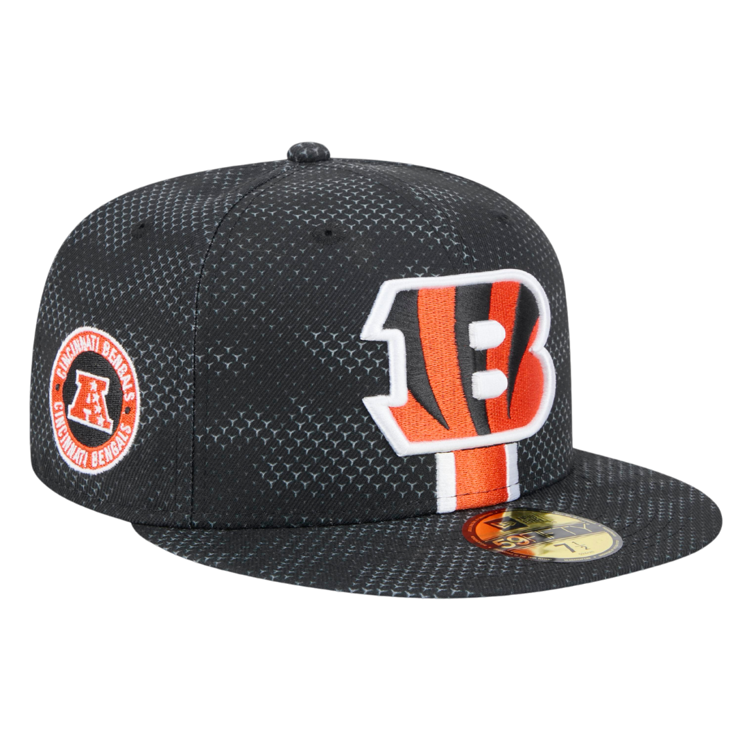 Cincinnati Bengals 2024 Sideline 59FIFTY Fitted Hat Black Size 7 1 2 NFL by New Era