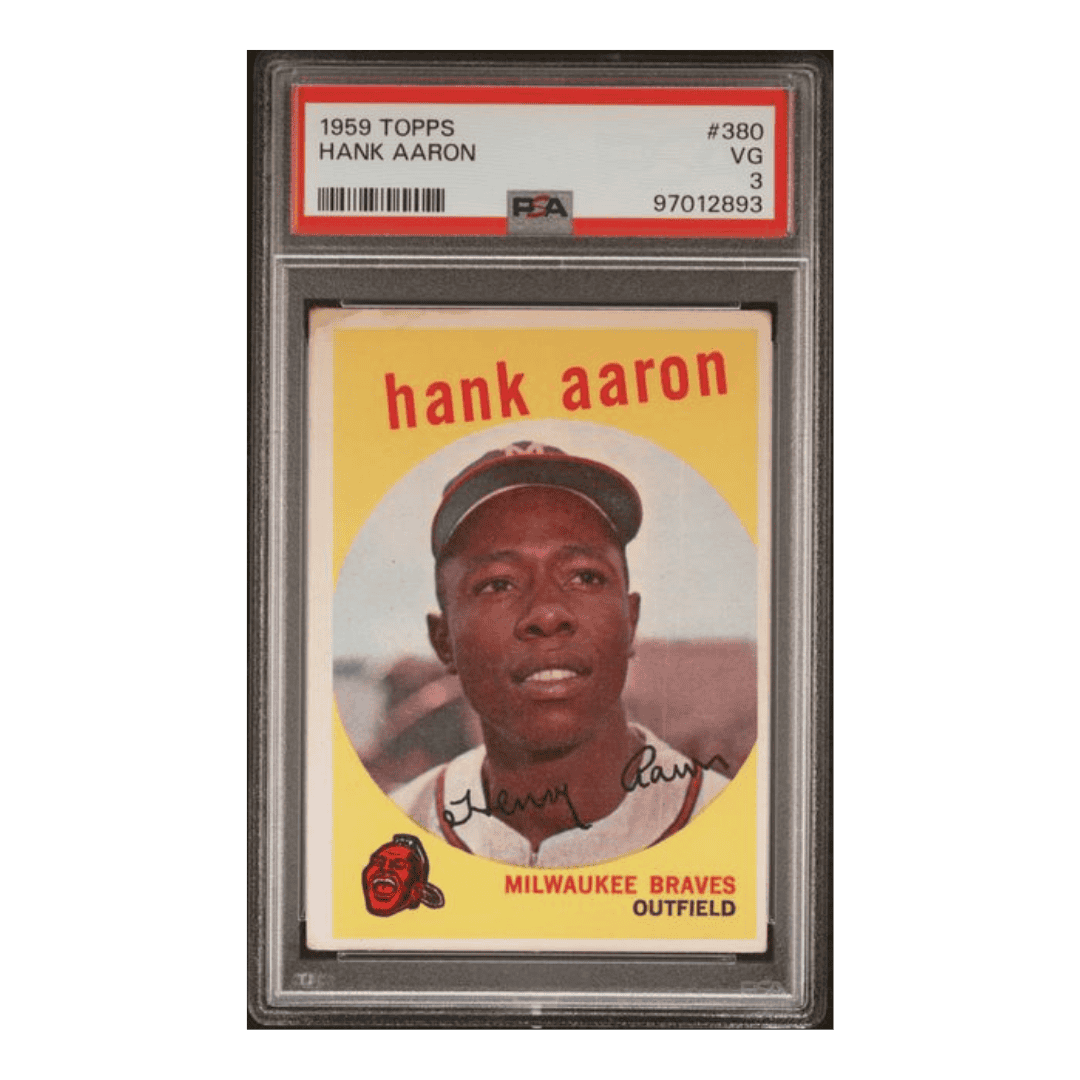 1959 2024 Hank Aaron Baseball Card