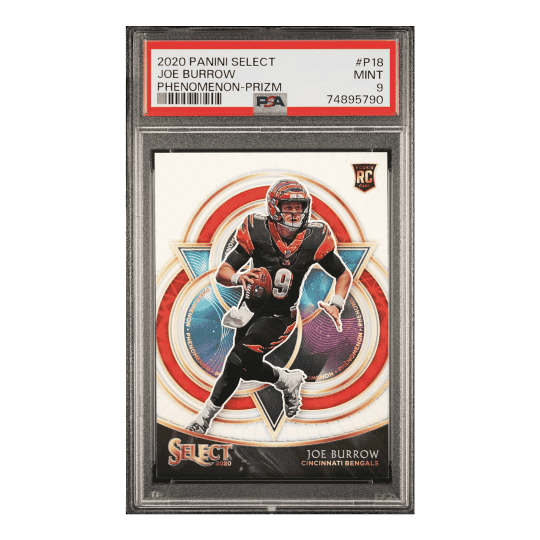 Joe Burrow outlets rookie psa 9