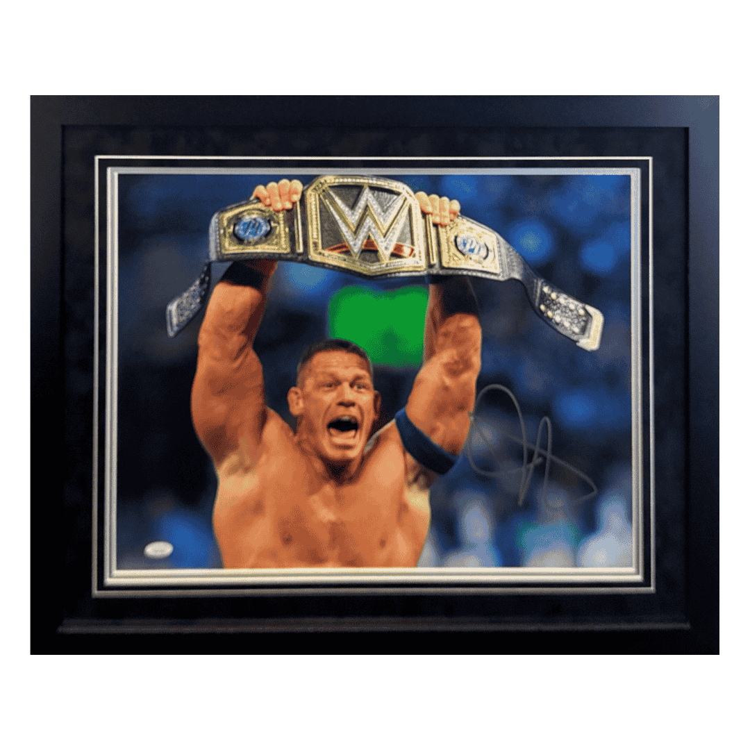 JOHN popular CENA AUTOGRAPHED 16 x 20 PHOTO WWE W/PROOF