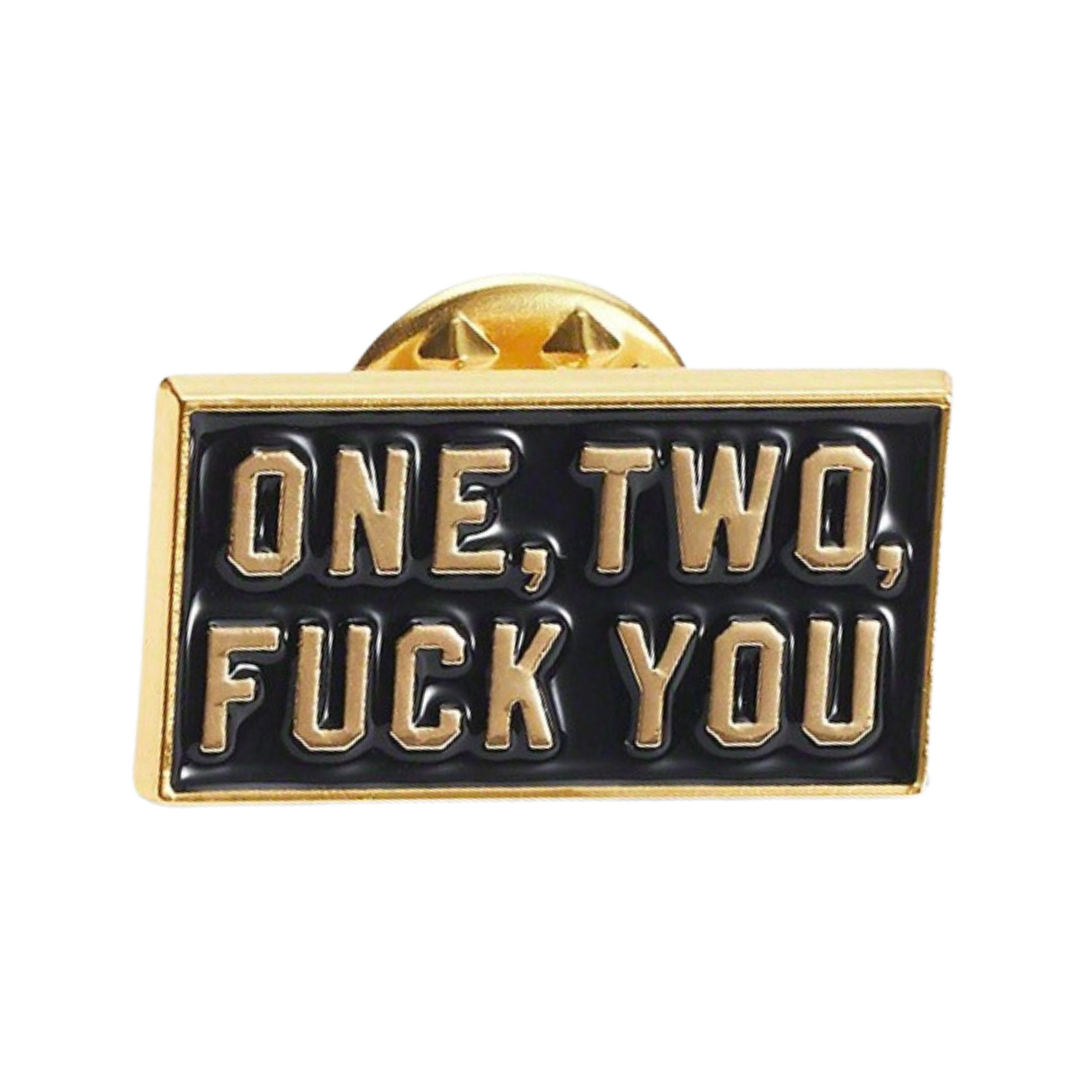Supreme One Two F@ck You Pin – Fan Cave