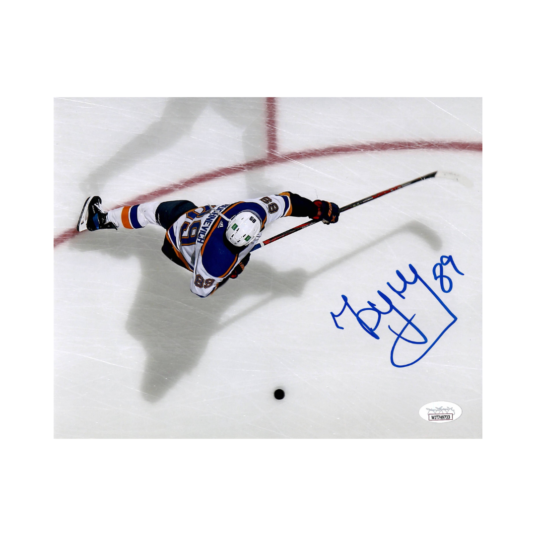 Pavel Buchnevich St Louis Blues Autographed Away Jersey 8x10 Photo - J –  Fan Cave