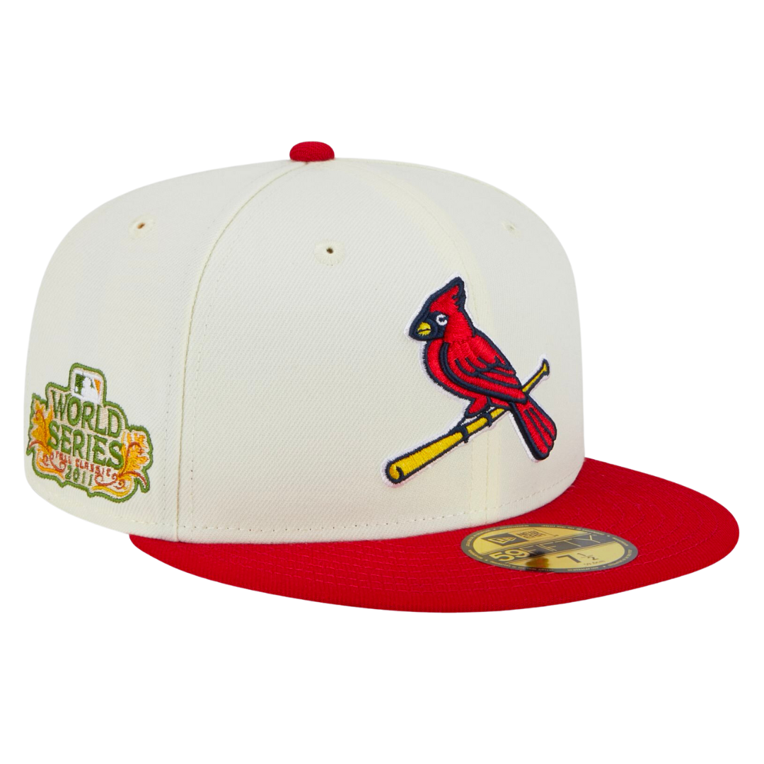 St. Louis Cardinals Bird On A Bat New Era 59Fifty On-Field Cap
