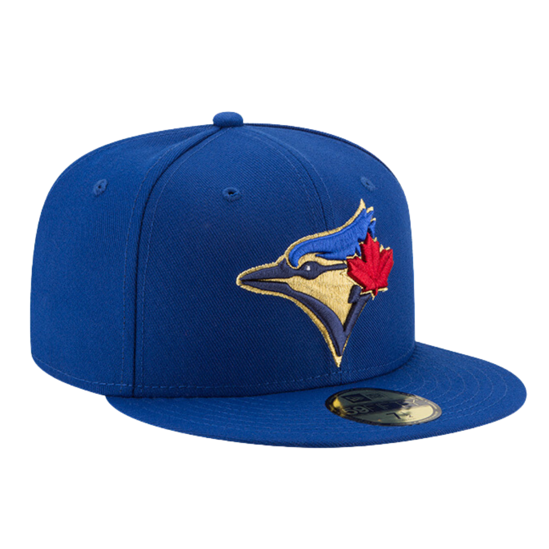 Toronto Blue Jays Gold Logo 59FIFTY Fitted Hat – Fan Cave