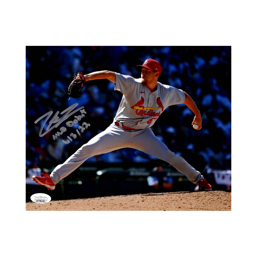 Jack Flaherty St. Louis Cardinals Autographed 16 x 20 Pitching