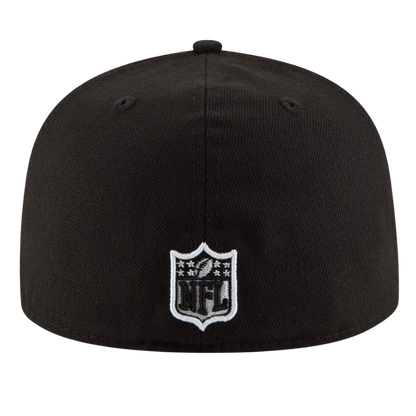 Buffalo Bills Black & White Logo New Era 59FIFTY Fitted Hat