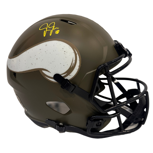 New Orleans Saints Full Size Flat White Replica Speed Helmet