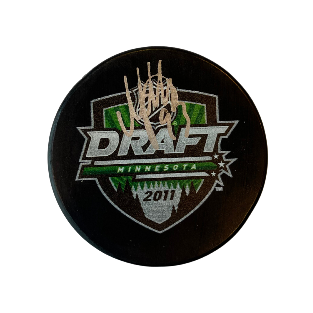 Mika Zibanejad New York Rangers Autographed 2011 Draft Puck - JSA COA