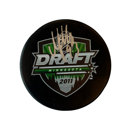 Mika Zibanejad New York Rangers Autographed 2011 Draft Puck - JSA COA