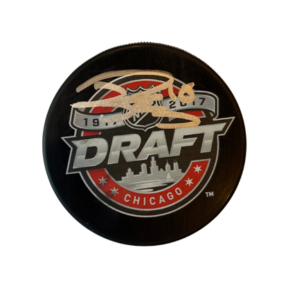 Robert Thomas St Louis Blues Autographed 2017 Draft Puck - JSA COA