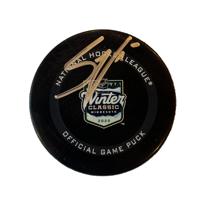 Steve Ott St Louis Blues Autographed 2022 Winter Classic Official Game Puck - Fan Cave COA