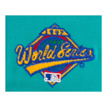 Florida Marlins 1997 World Series Patch 2Tone New Era Teal/Black 59FIFTY Fitted Hat