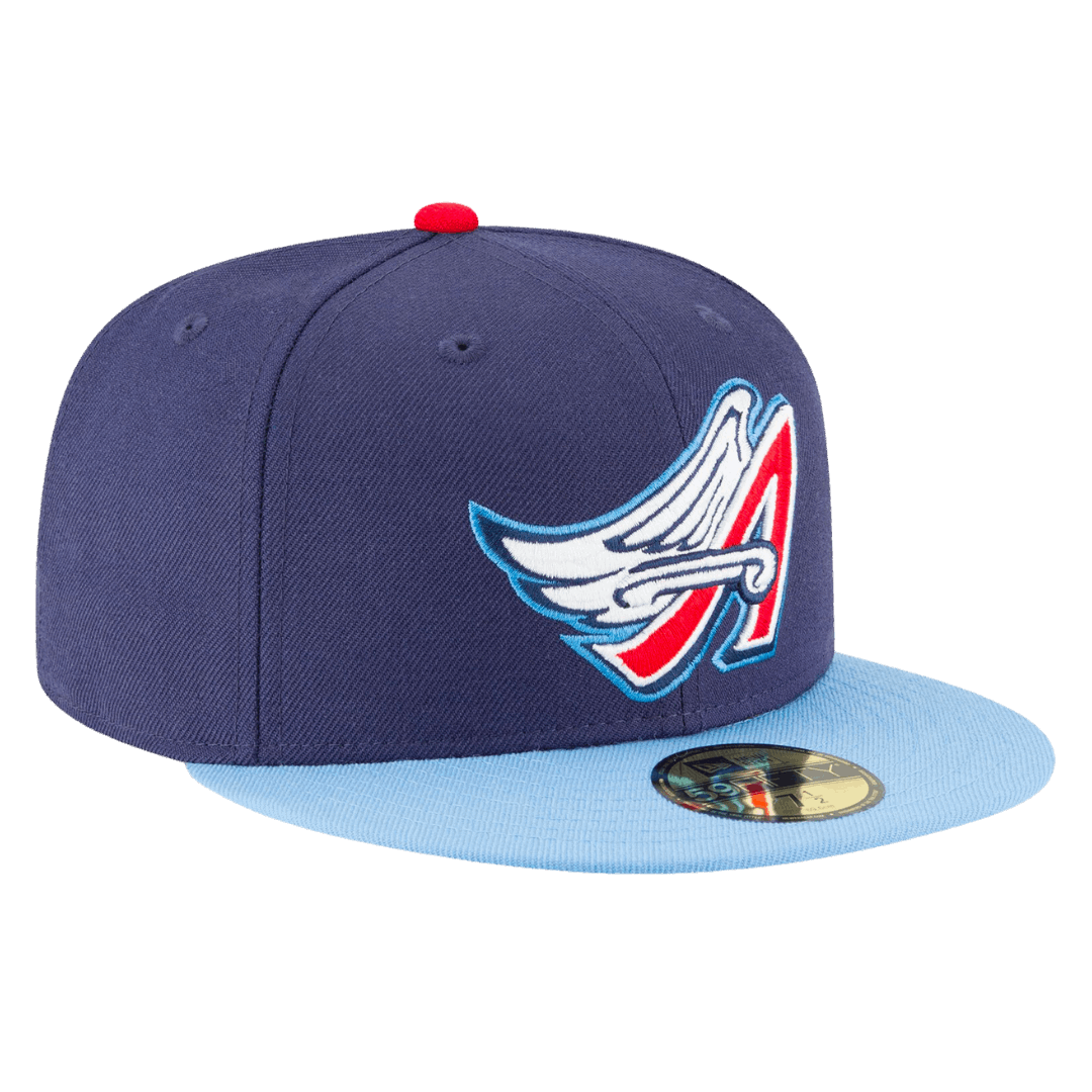 Anaheim Angels Cooperstown Collection Wool New Era Navy 59FIFTY Fitted Hat