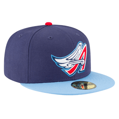 Anaheim Angels Cooperstown Collection Wool New Era Navy 59FIFTY Fitted Hat