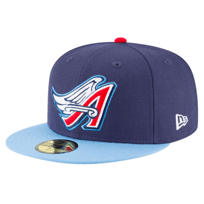 Anaheim Angels Cooperstown Collection Wool New Era Navy 59FIFTY Fitted Hat