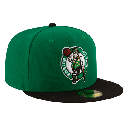 Boston Celtics Official Team Color 2Tone New Era Black/Green 59FIFTY Fitted Hat