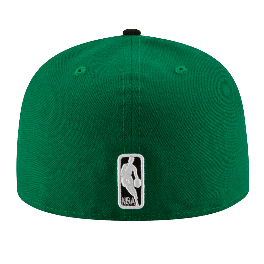 Boston Celtics Official Team Color 2Tone New Era Black/Green 59FIFTY Fitted Hat