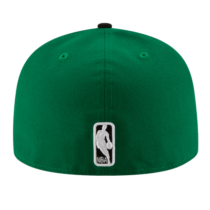 Boston Celtics Official Team Color 2Tone New Era Black/Green 59FIFTY Fitted Hat