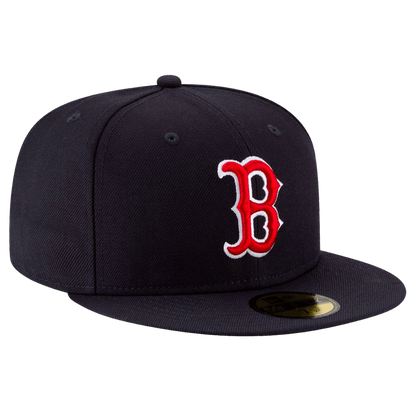 Boston Red Sox Cooperstown Collection Wool New Era Navy 59FIFTY Fitted Hat