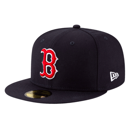 Boston Red Sox Cooperstown Collection Wool New Era Navy 59FIFTY Fitted Hat