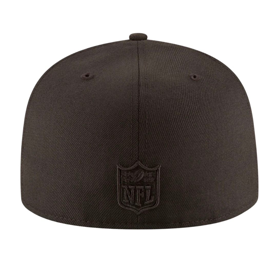 Tampa Bay Buccaneers Black on Black New Era 59FIFTY Fitted Hat