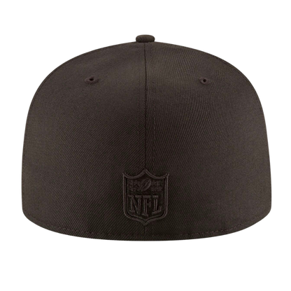 Los Angeles Rams Black on Black New Era 59FIFTY Fitted Hat