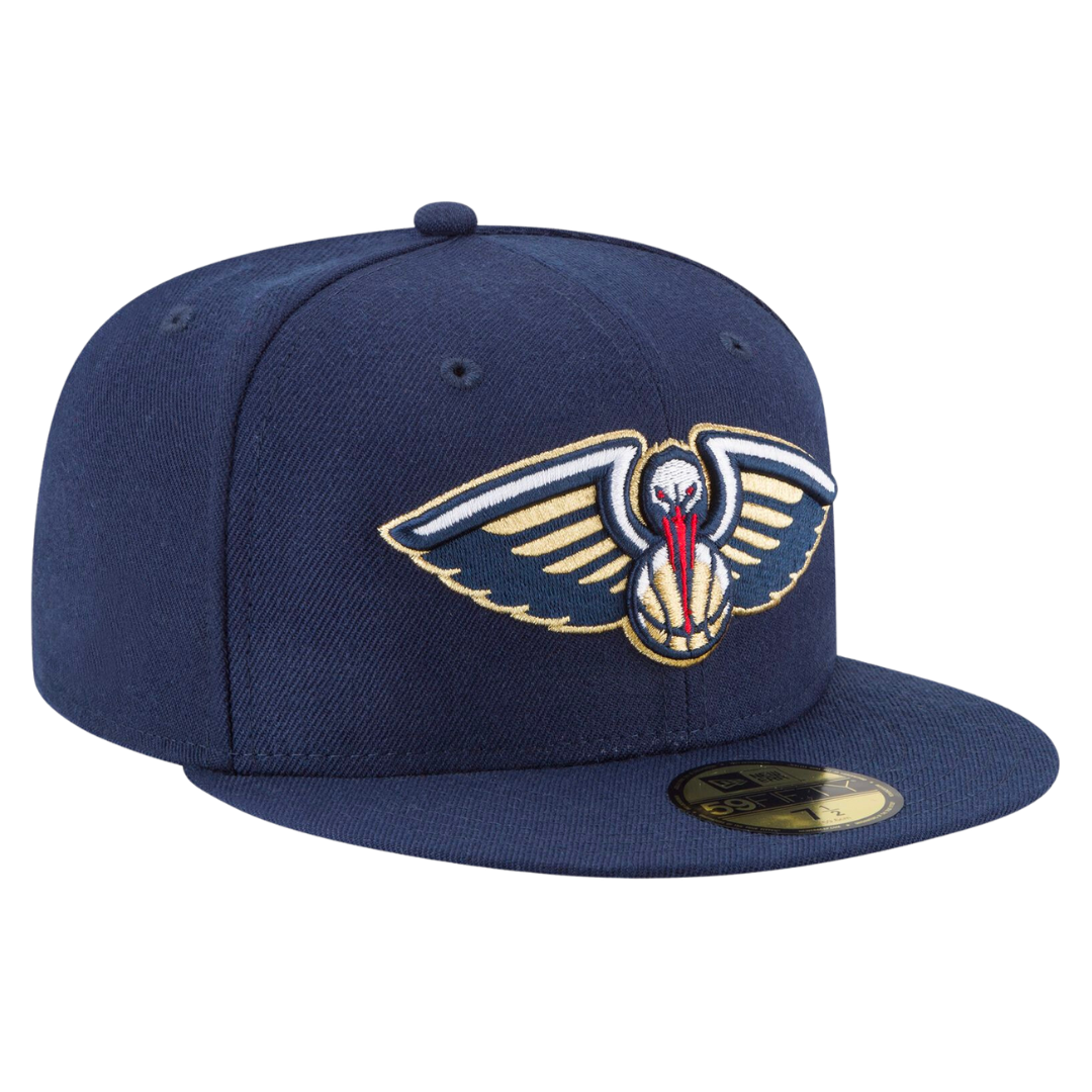 New Orleans Pelicans Official Team Color Navy New Era 59FIFTY Fitted Hat