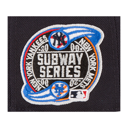 New York Yankees 2000 Subway Series Patch New Era Navy 59FIFTY Fitted Hat