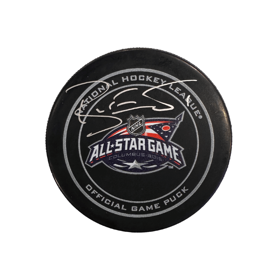 Brian Elliott St Louis Blues Autographed 2015 All Star Official Game Puck - JSA COA