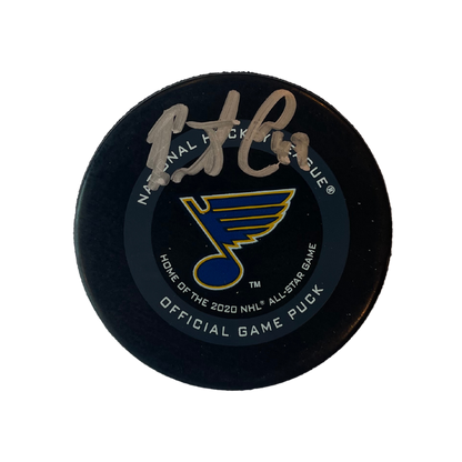 Ivan Barbashev St Louis Blues Autographed 2020 Official Game Puck - Fan Cave COA