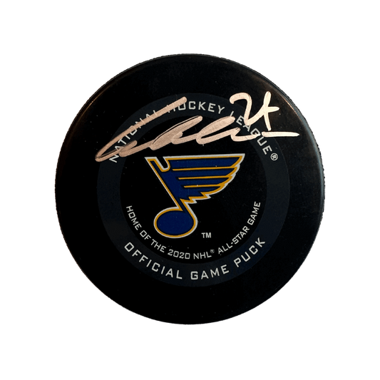 Alex Pietrangelo St Louis Blues Autographed 2020 Official Game Puck - JSA COA