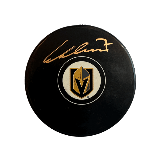 Alex Pietrangelo Vegas Golden Knights Autographed Logo Puck - JSA COA