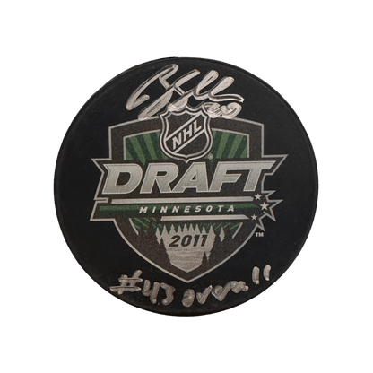 Brandon Saad St Louis Blues Autographed 2011 NHL Draft Puck with Inscription - JSA COA