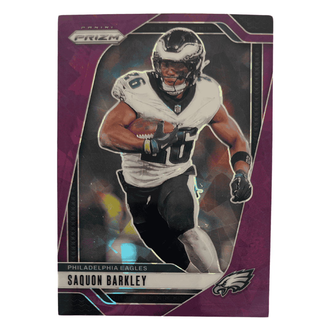 Saquon Barkley 2024 Panini Prizm Purple Ice #D/225 Card #232