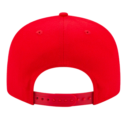 Kansas City Chiefs Icon Patch New Era Red 9FIFTY Adjustable Snapback Hat