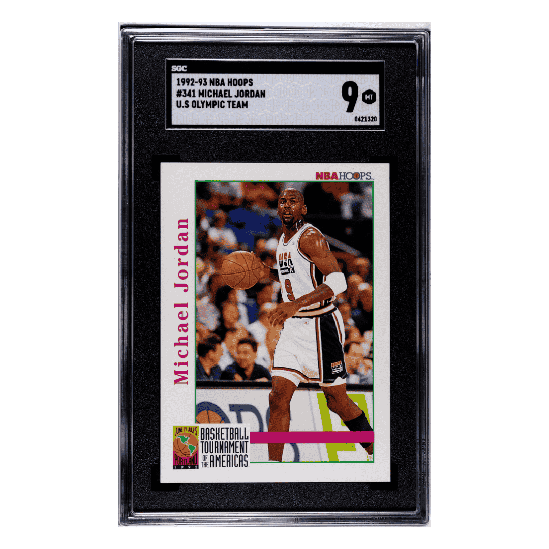 Michael Jordan SGC 9 1992-93 Skybox NBA Hoops U.S. Olympic Team Card #341