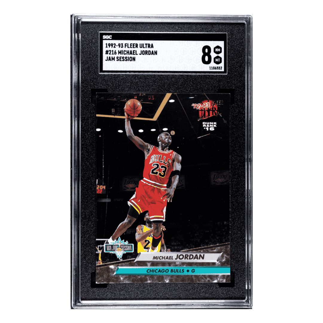 Michael Jordan SGC 8 1992-93 Fleer Ultra Jam Session Card #216