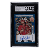 Dylan Carlson SGC 8.5 2021 Topps Queen Autographed Blue #D/99 Card #GQA-DCA