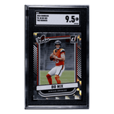 Bo Nix SGC 9.5 2024 Panini Donruss The Rookies RC Card #TR-38