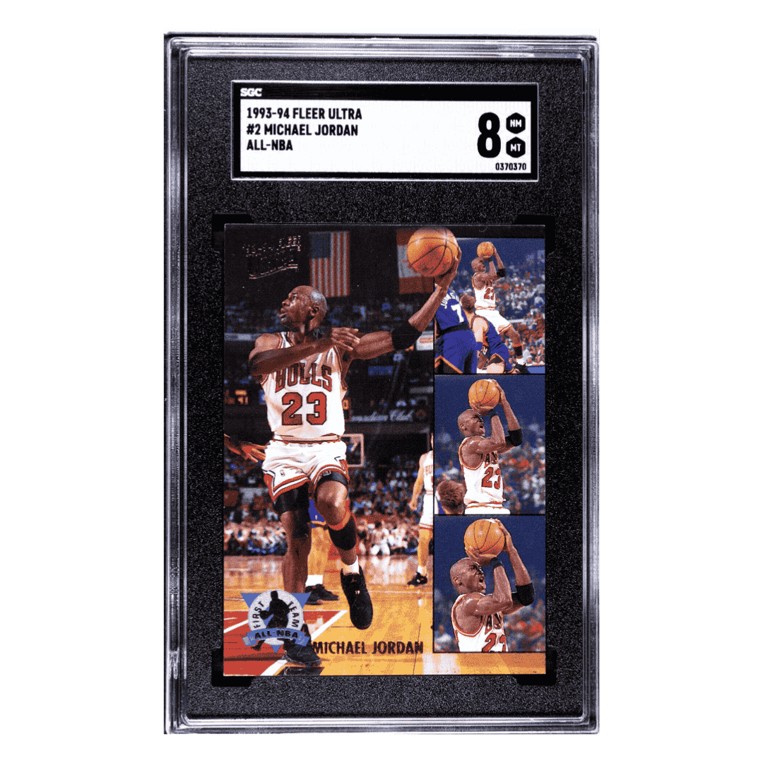 Michael Jordan SGC 8 1993-94 Fleer Ultra All-NBA Card #2