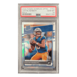 Justin Herbert PSA 10 2020 Panini Donruss Optic Holo Rated Rookie Card #153