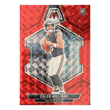 Caleb Williams 2024 Panini Mosaic Red Mosaic Rookie RC Card #301