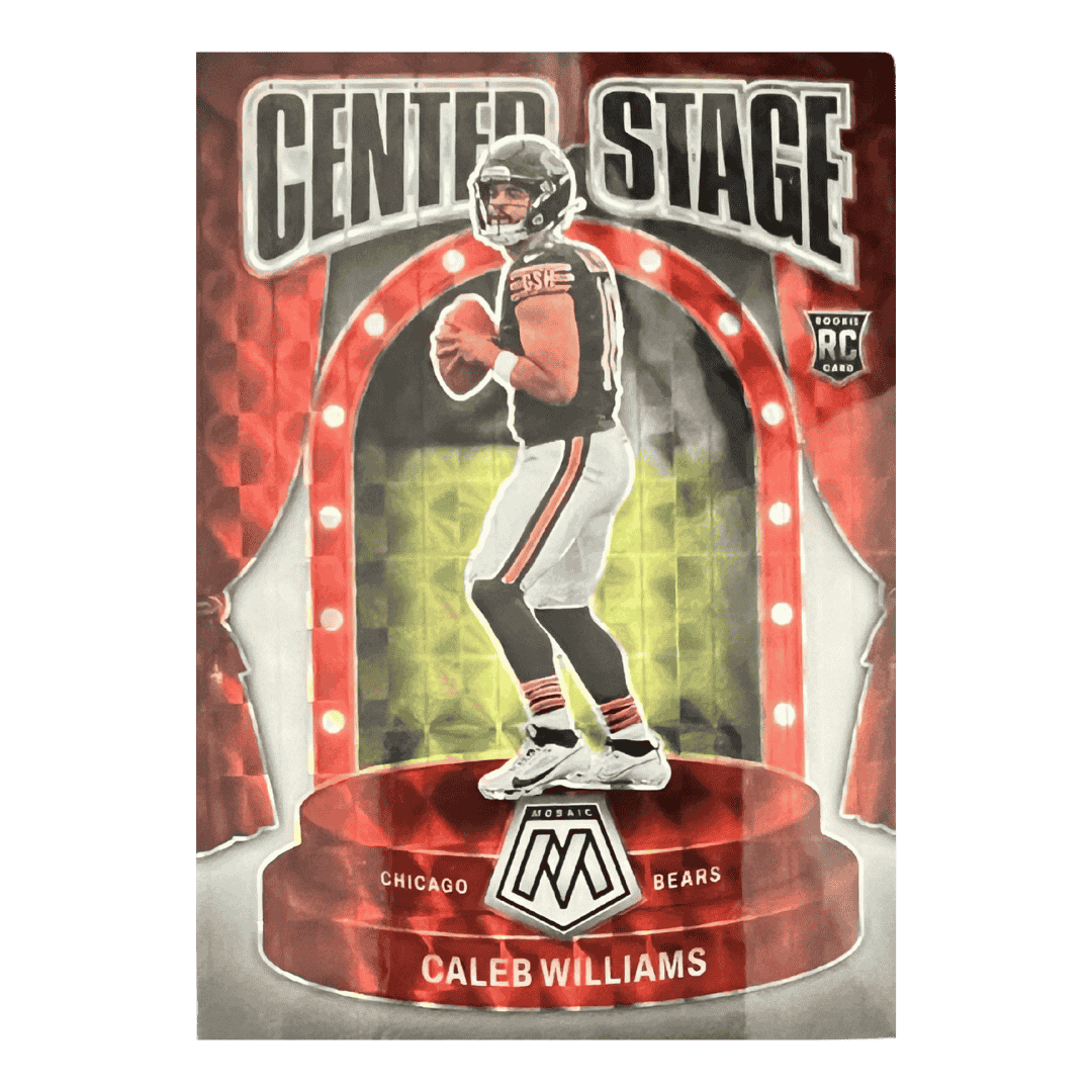 Caleb Williams 2024 Panini Mosaic Center Stage #D /25 Rookie RC Card #6