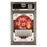 Travis Kelce PSA 9 2023 Panini Mosaic Men Of Mastery - Blue Card #MM15