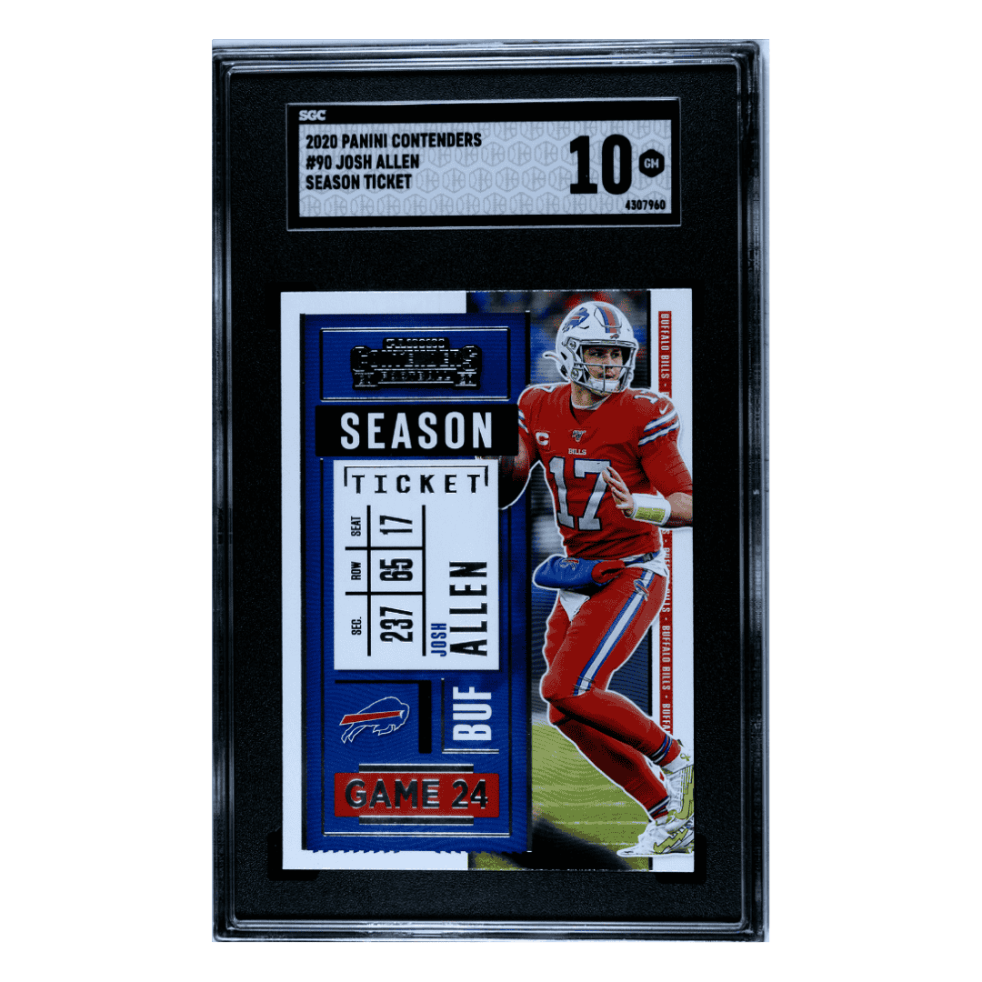 Josh Allen SGC 10 2020 Panini Contenders Season Ticket Card #90