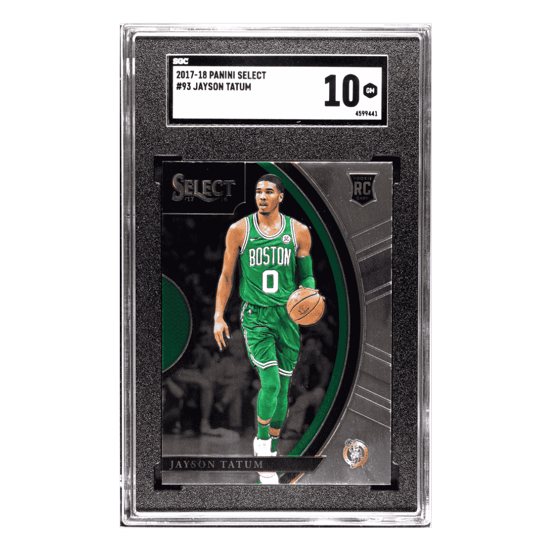 Jayson Tatum SGC 10 2017-18 Panini Select Rookie RC Card #93